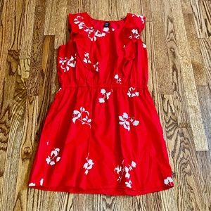 City Streets red ruffle dress size XXL